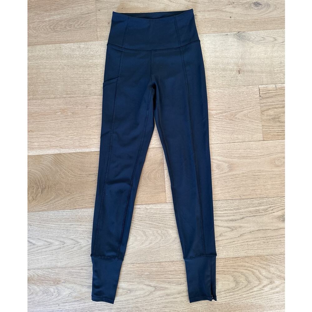 Thrive Societe - Zip Ankle High Waist Leggings in Black